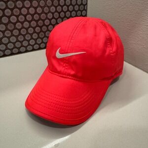 Nike Hat Cap Womens Pink Featherlight Tailwind Dri-Fit Adjustable Outdoor‎